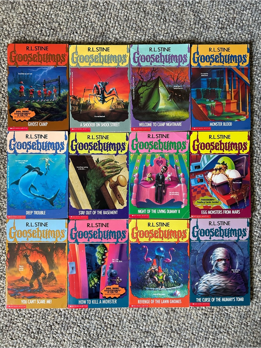 Lot of Original Goosebumps Books